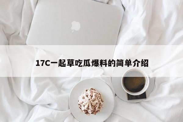 17C一起草吃瓜爆料的简单介绍