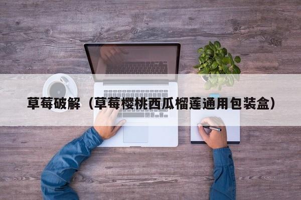草莓破解(草莓樱桃西瓜榴莲通用包装盒)
